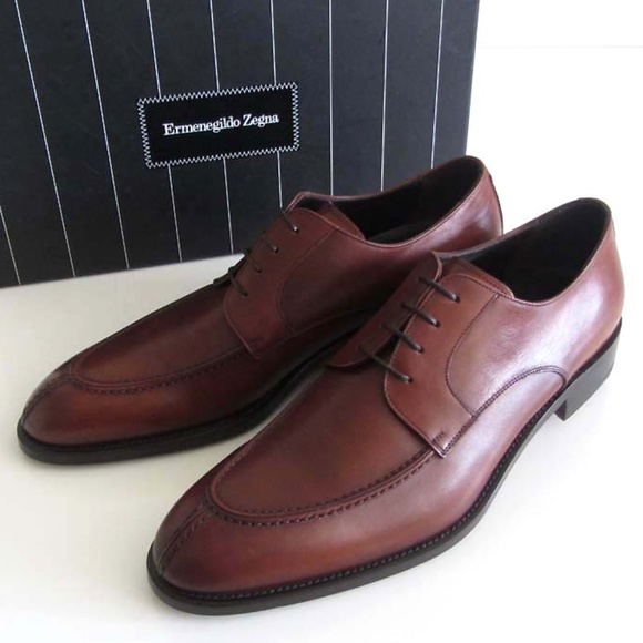 Ermenegildo Zegna Other - ERMENEGILDO ZEGNA brown split toe derby shoes 9 D